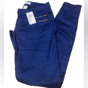 dELiA*s Vibrant Blue Zippered Pants Skinny leg NWT Women’s size 2